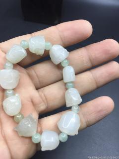 和田白玉手串